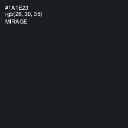 #1A1E23 - Mirage Color Image