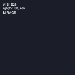 #1B1E28 - Mirage Color Image