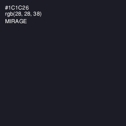 #1C1C26 - Mirage Color Image