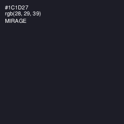 #1C1D27 - Mirage Color Image