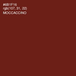 #6B1F16 - Moccaccino Color Image