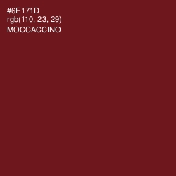 #6E171D - Moccaccino Color Image