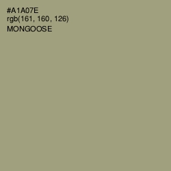 #A1A07E - Mongoose Color Image