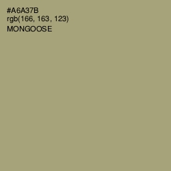 #A6A37B - Mongoose Color Image