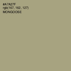 #A7A27F - Mongoose Color Image