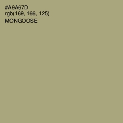 #A9A67D - Mongoose Color Image