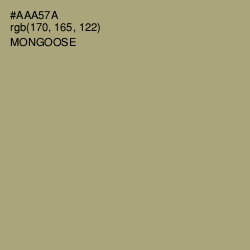 #AAA57A - Mongoose Color Image