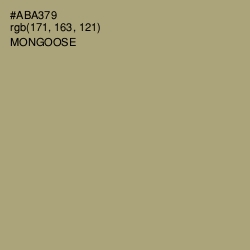 #ABA379 - Mongoose Color Image