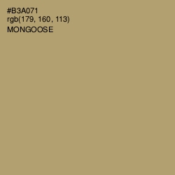 #B3A071 - Mongoose Color Image