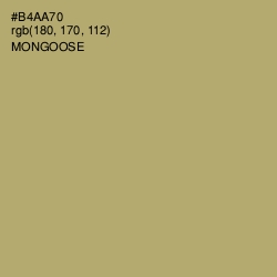 #B4AA70 - Mongoose Color Image