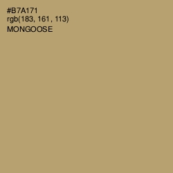 #B7A171 - Mongoose Color Image