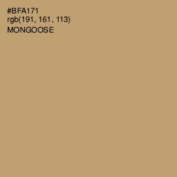 #BFA171 - Mongoose Color Image