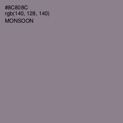 #8C808C - Monsoon Color Image