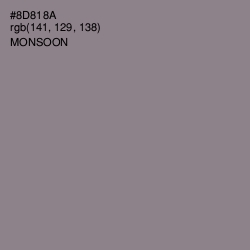 #8D818A - Monsoon Color Image