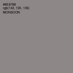 #8E8788 - Monsoon Color Image