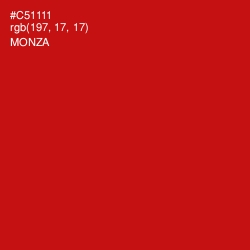 #C51111 - Monza Color Image