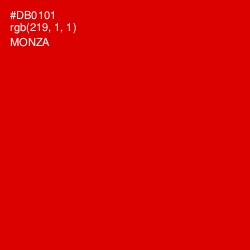 #DB0101 - Monza Color Image