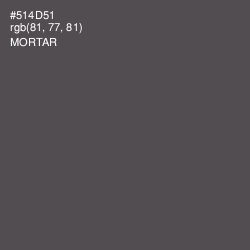 #514D51 - Mortar Color Image