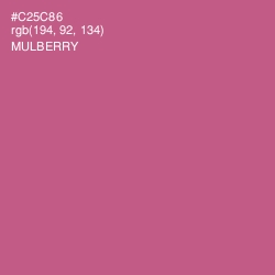 #C25C86 - Mulberry Color Image