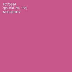 #C7568A - Mulberry Color Image