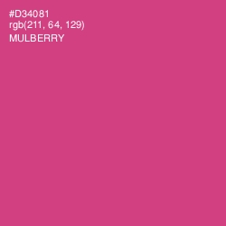#D34081 - Mulberry Color Image