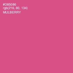 #D85086 - Mulberry Color Image