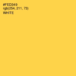 #FED349 - Mustard Color Image