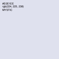 #E0E1EE - Mystic Color Image