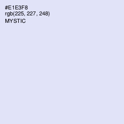 #E1E3F8 - Mystic Color Image
