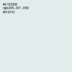 #E1EDEB - Mystic Color Image