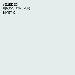 #E2EDEC - Mystic Color Image
