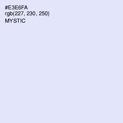 #E3E6FA - Mystic Color Image
