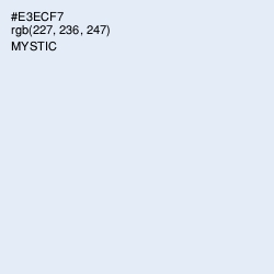 #E3ECF7 - Mystic Color Image