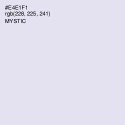 #E4E1F1 - Mystic Color Image