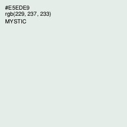 #E5EDE9 - Mystic Color Image