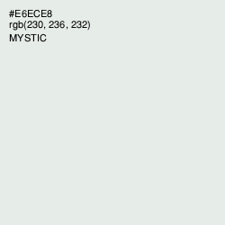 #E6ECE8 - Mystic Color Image