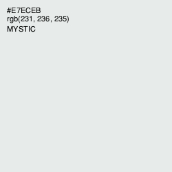 #E7ECEB - Mystic Color Image