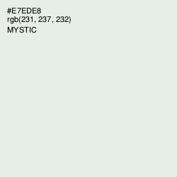 #E7EDE8 - Mystic Color Image