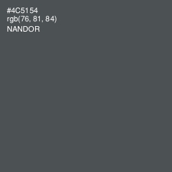 #4C5154 - Nandor Color Image