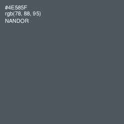 #4E585F - Nandor Color Image