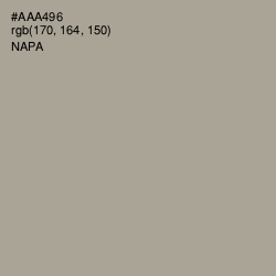 #AAA496 - Napa Color Image