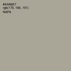 #AAA697 - Napa Color Image