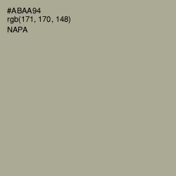 #ABAA94 - Napa Color Image