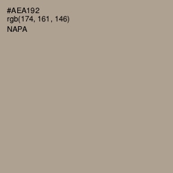 #AEA192 - Napa Color Image