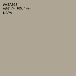 #AEA595 - Napa Color Image