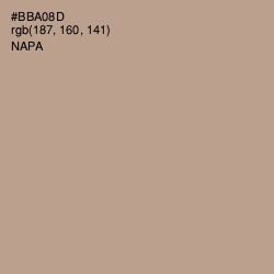#BBA08D - Napa Color Image