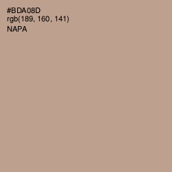 #BDA08D - Napa Color Image