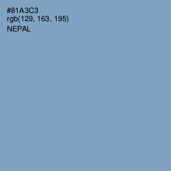 #81A3C3 - Nepal Color Image
