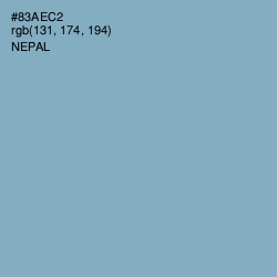 #83AEC2 - Nepal Color Image