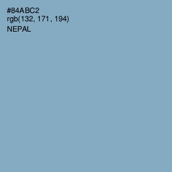 #84ABC2 - Nepal Color Image